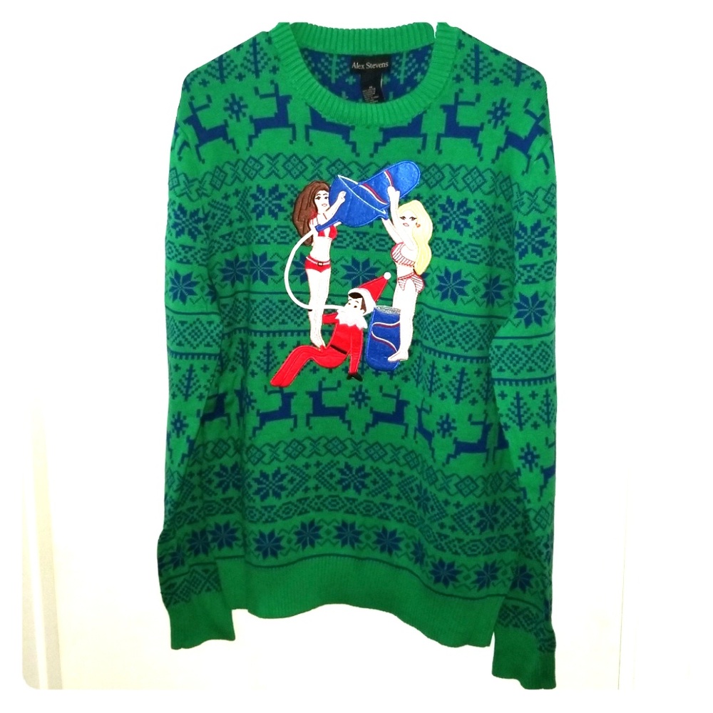 ALEX STEVENS MENS CHRISTMAS SWEATER